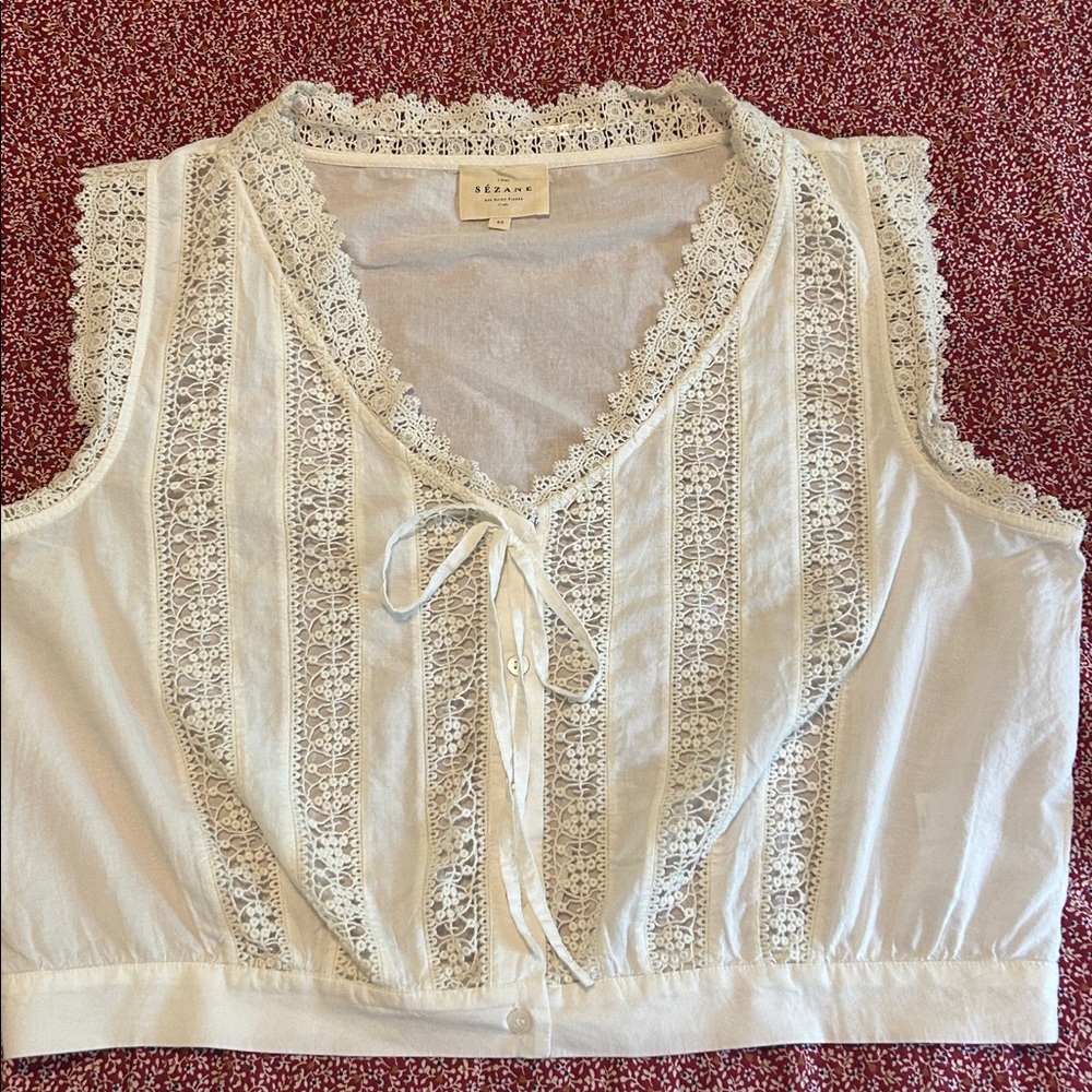 Sezane Loanne Blouse 40/8 - Picture 5 of 8